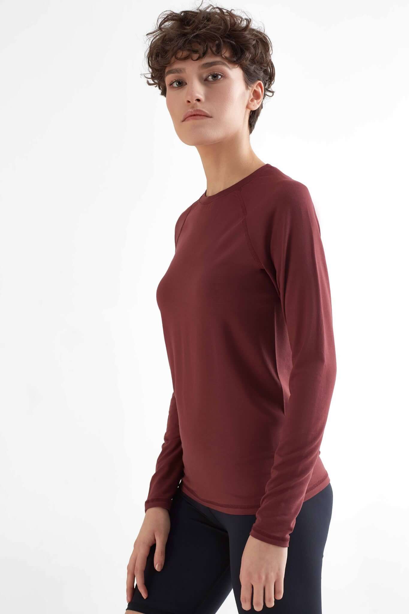 Ethical Modal Long-Sleeve Tee - Soft Sportswear T1110-08