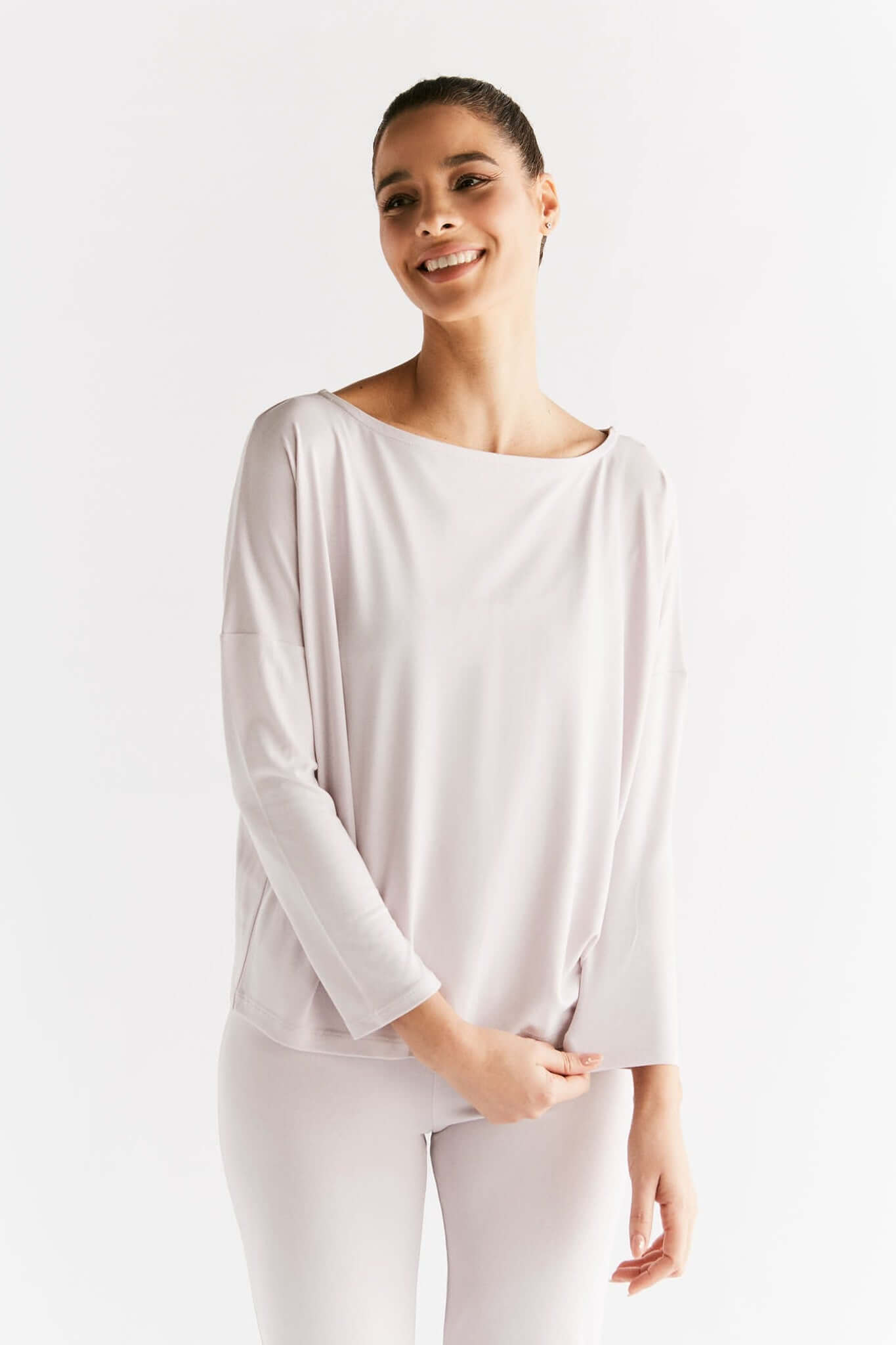 Sustainable Yoga Long-Sleeve Tee - Ecofriendly Blend T1111-25