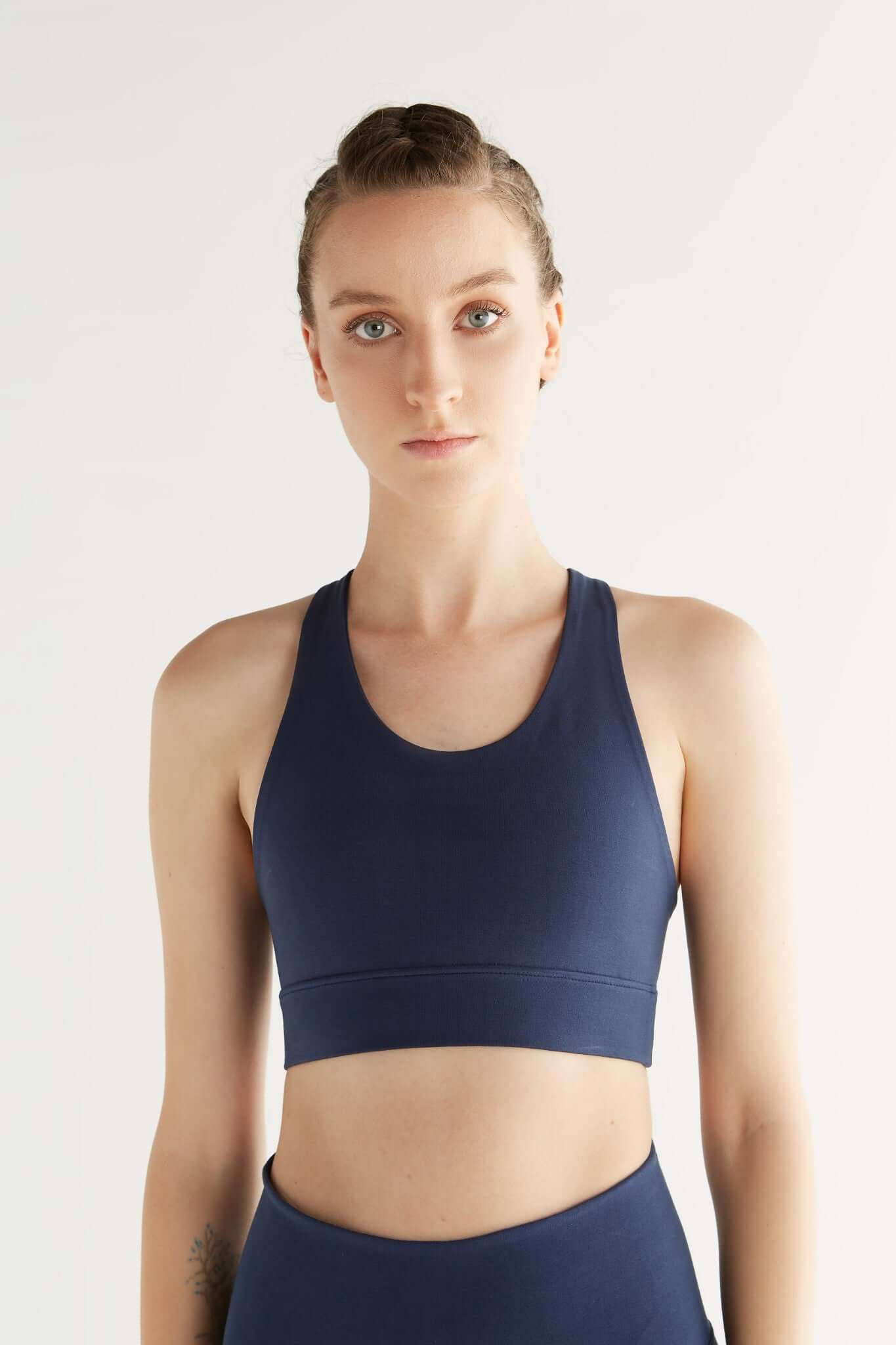 Organic Cotton Yoga Top for Eco-Friendly Comfort | True North Eco T1202-03