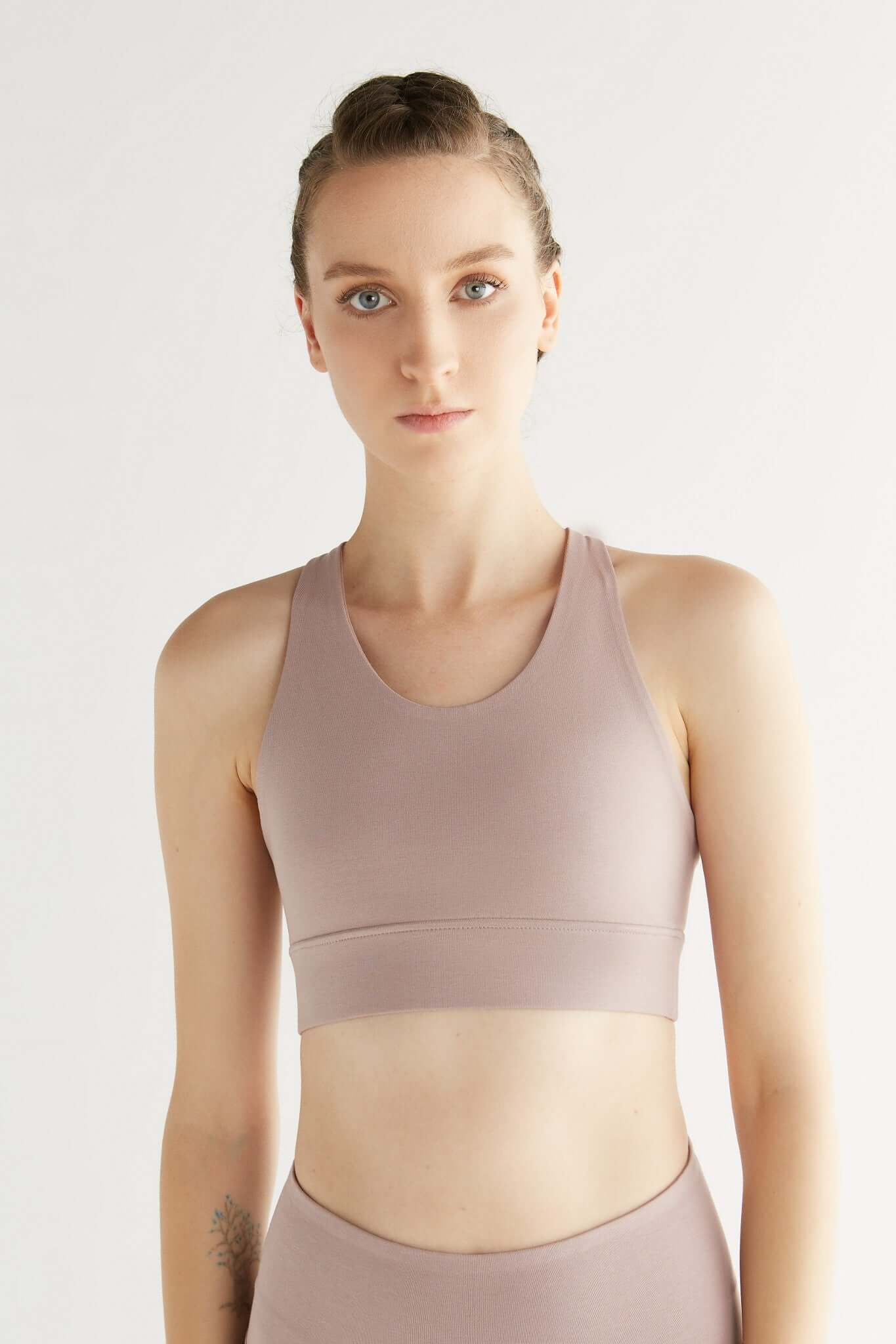 Organic Cotton Yoga Top for Eco-Friendly Comfort | True North Eco T1202-10