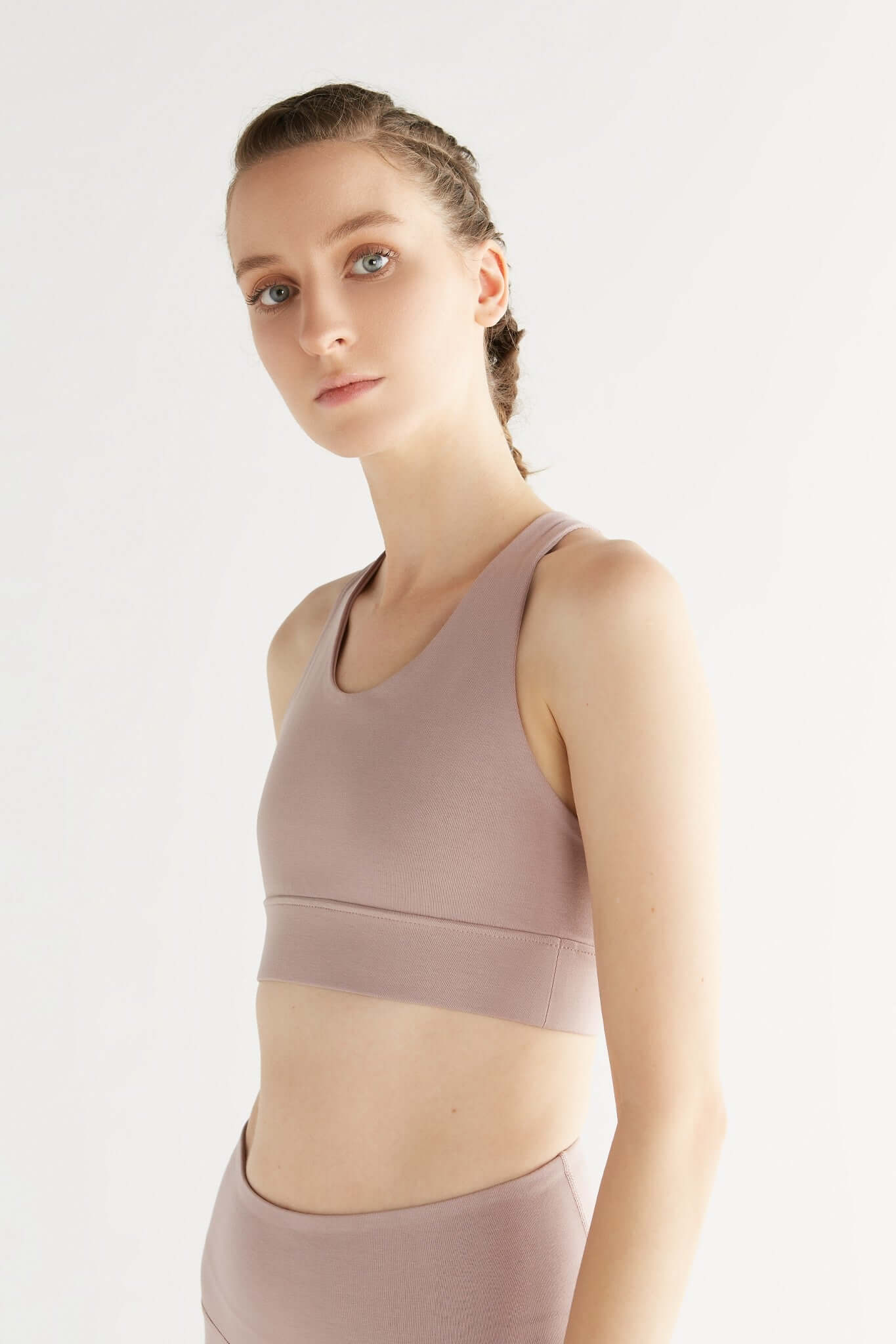 Organic Cotton Yoga Top for Eco-Friendly Comfort | True North Eco T1202-10