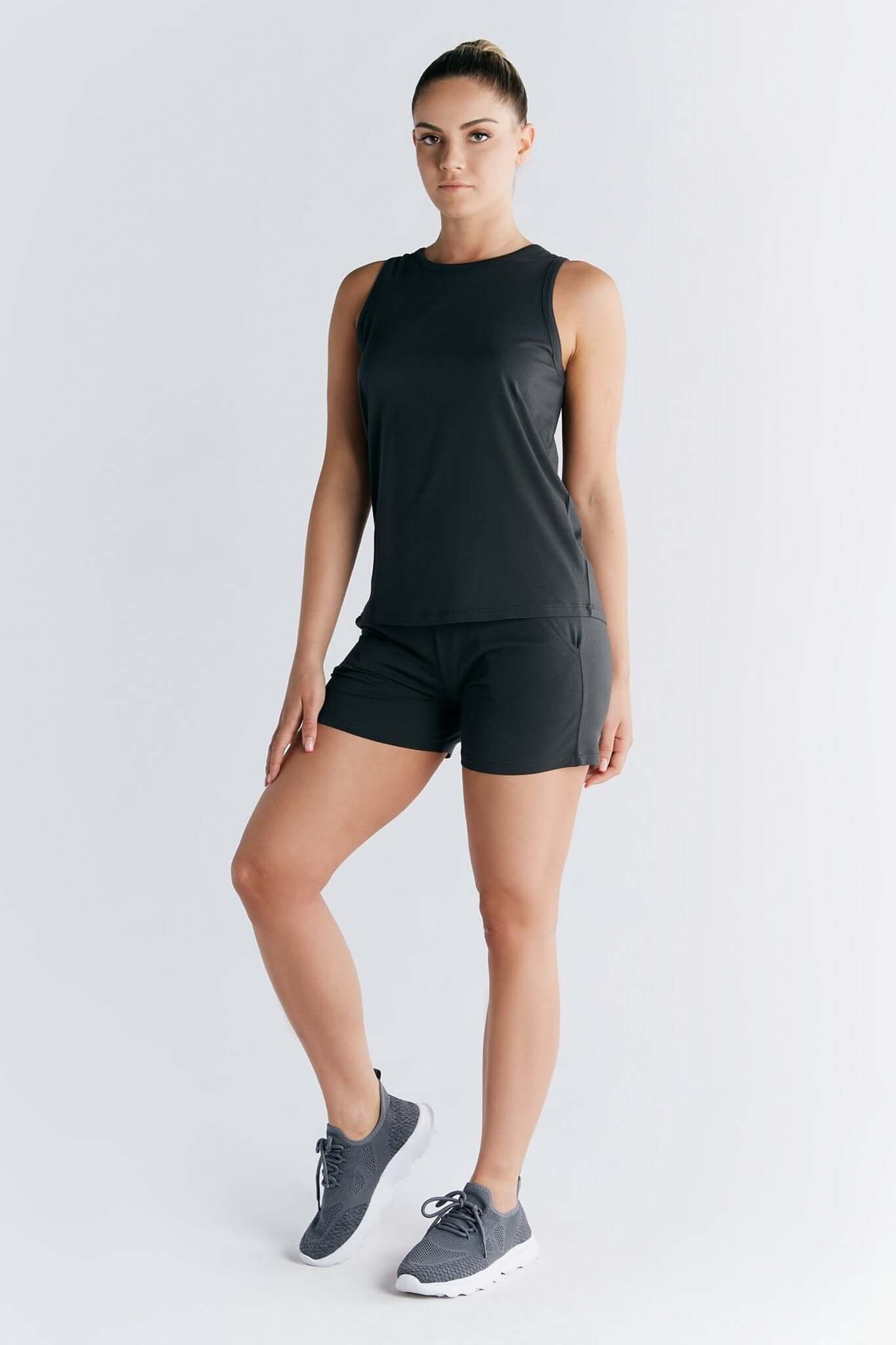 Discover Comfort and Style with Yoga Sleeveless Tops - True North Eco T1214-24