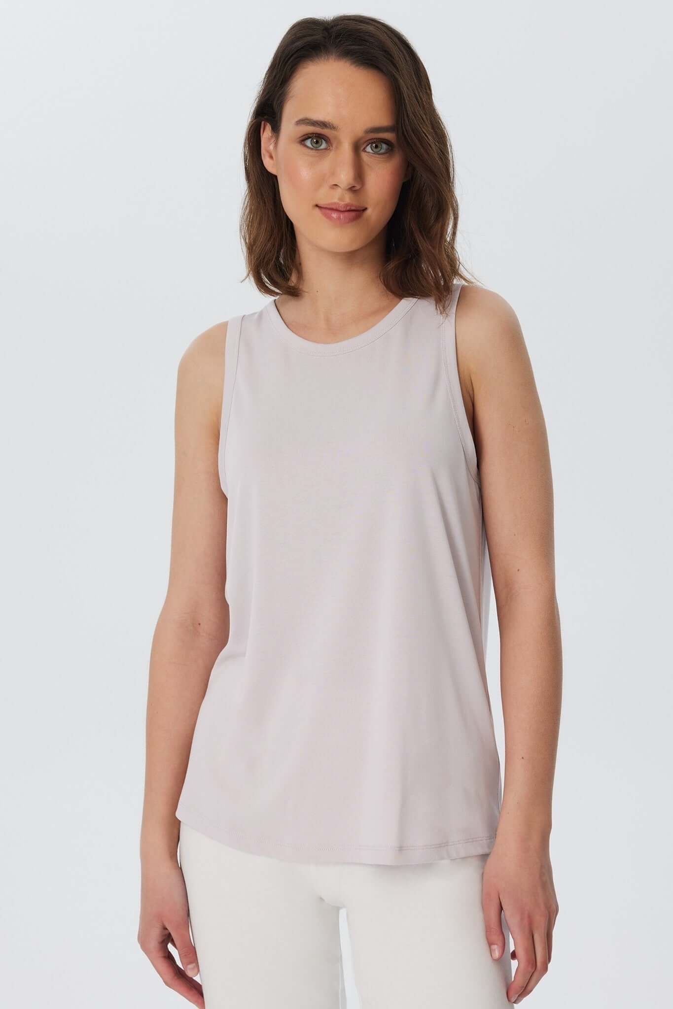 Discover Comfort and Style with Yoga Sleeveless Tops - True North Eco T1214-25