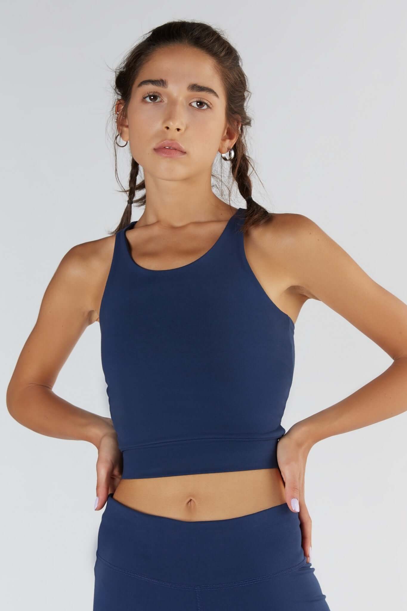 Sustainable Cotton Crop Top - Stylish & Eco-Friendly | True North Eco T1220-03