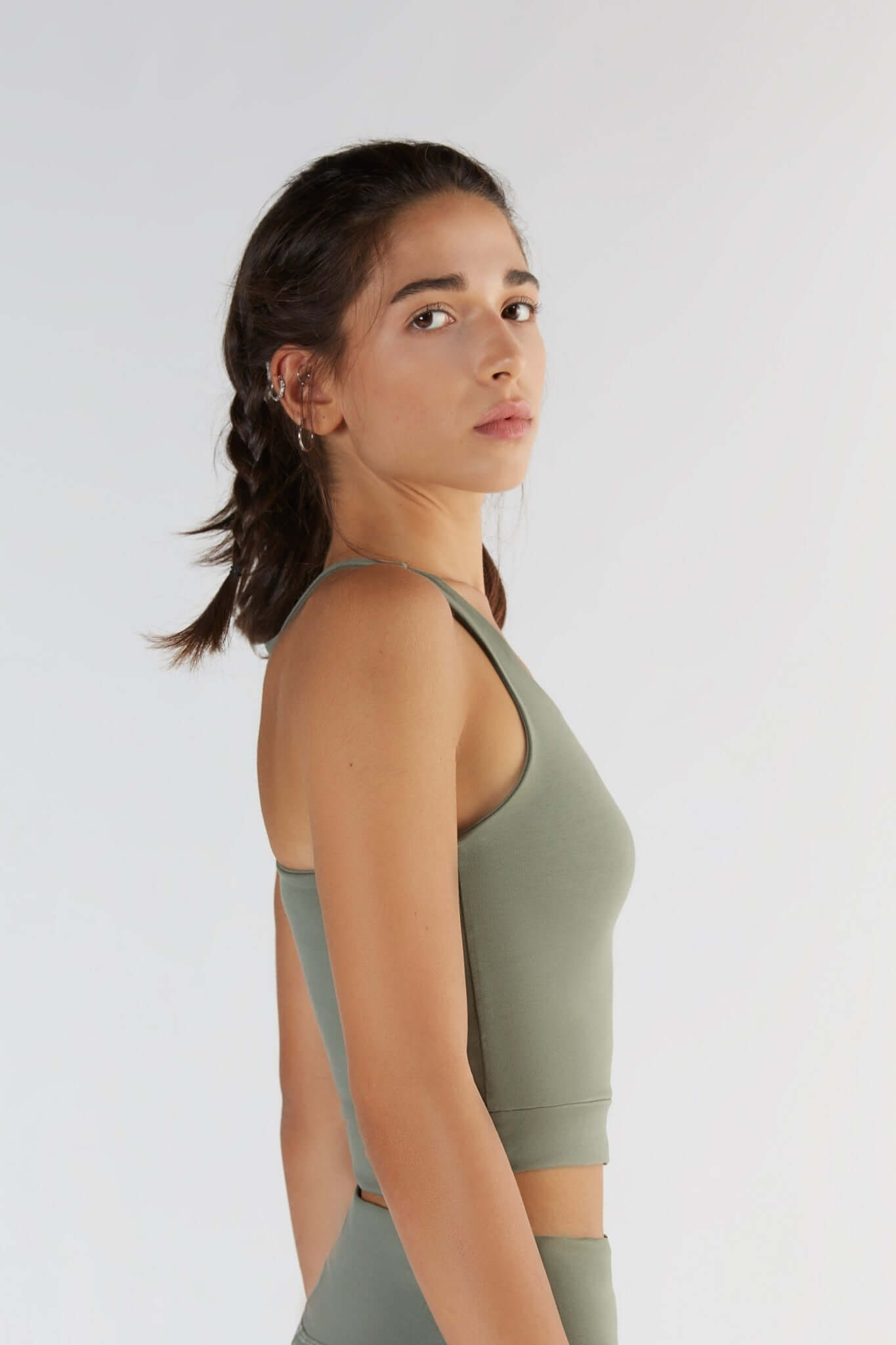 Sustainable Cotton Crop Top - Stylish & Eco-Friendly | True North Eco T1220-05