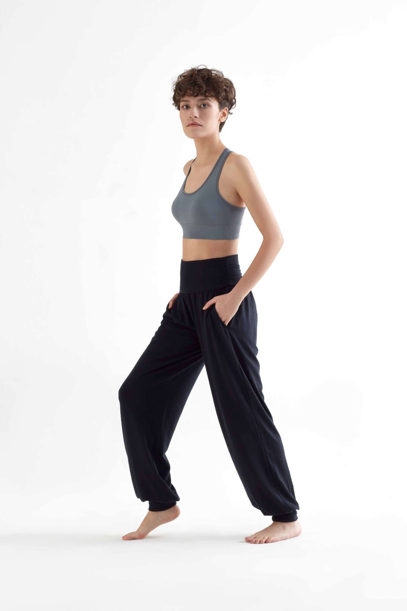 Harem Yoga Pants for Ultimate Relaxation - True North Eco T1320-01