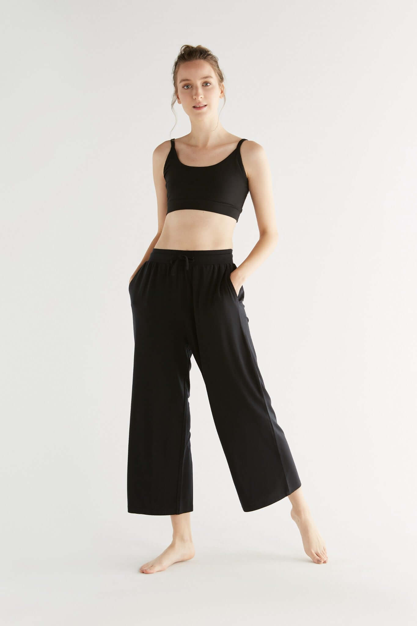 Discover Comfort in Style with Wide Leg Yoga Pants | True North Eco T1322-01