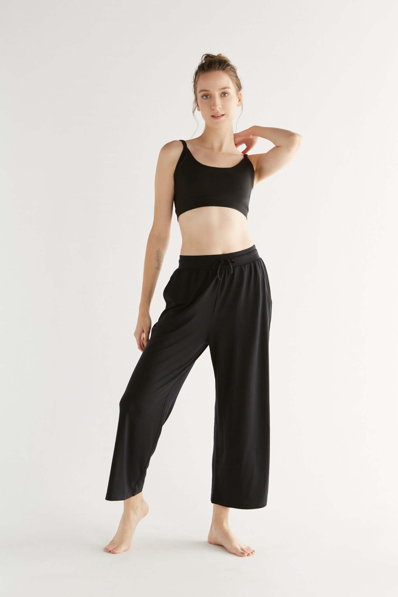 Discover Comfort in Style with Wide Leg Yoga Pants | True North Eco T1322-01