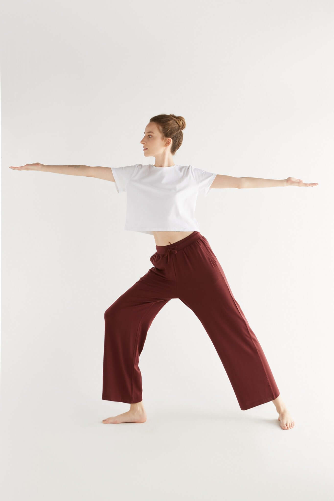 Discover Comfort in Style with Wide Leg Yoga Pants | True North Eco T1322-08