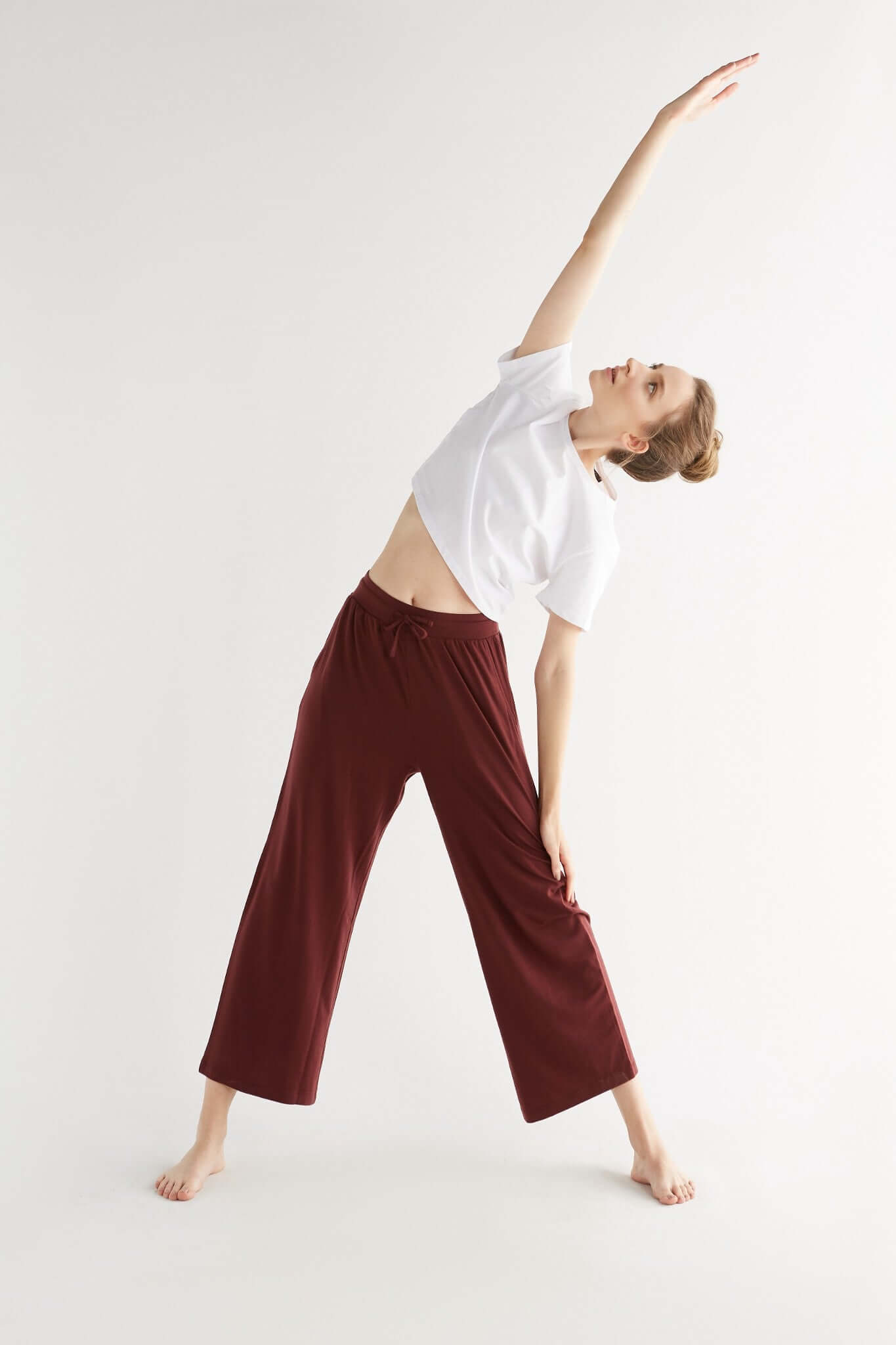 Discover Comfort in Style with Wide Leg Yoga Pants | True North Eco T1322-08