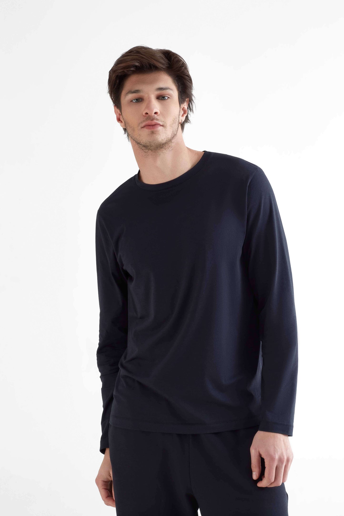 Organic Cotton Blended Men’s Long Sleeve Shirt – Sustainable, Stylish, Comfortable T2110-01